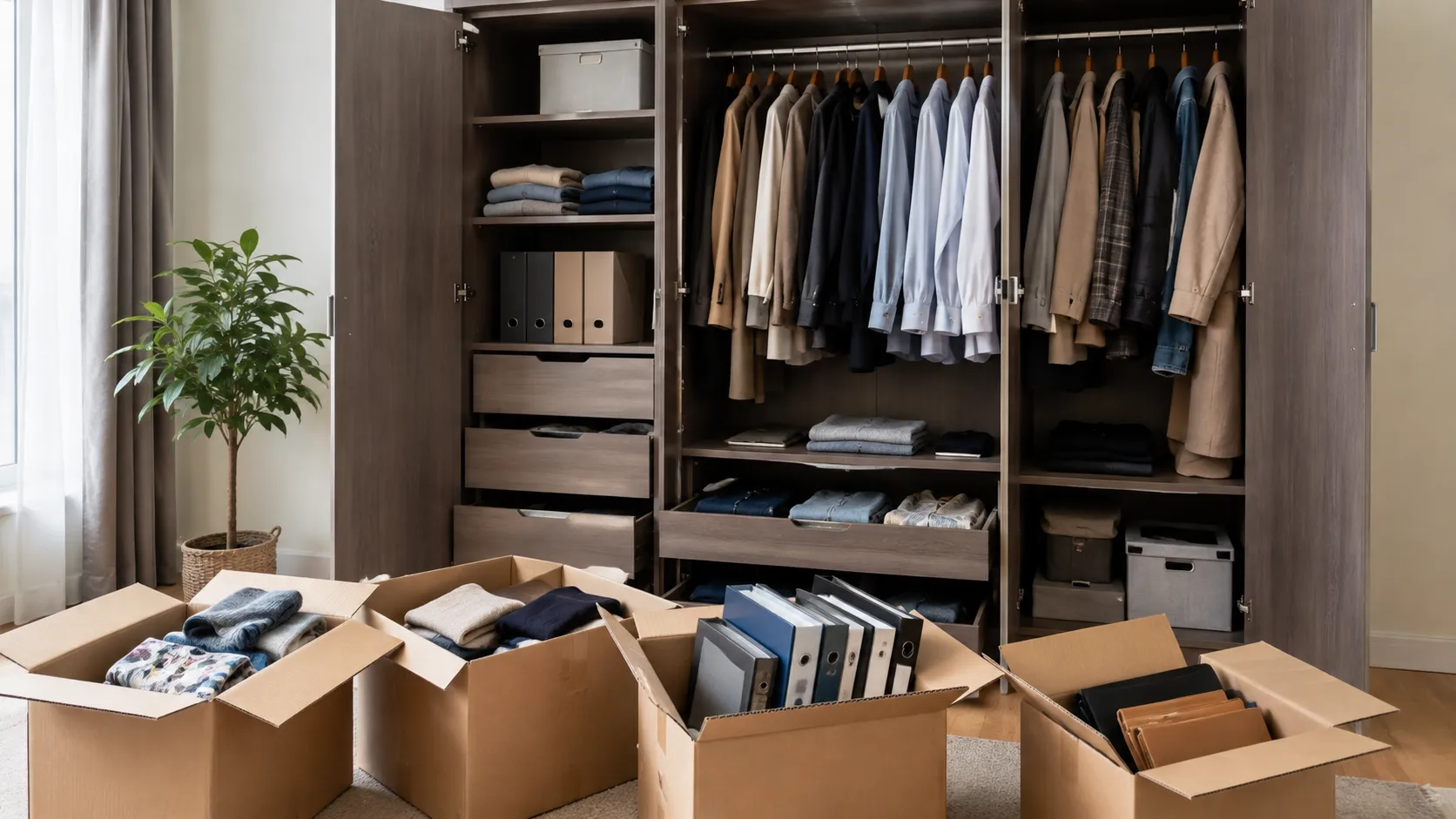 Cara Packing Lemari Besar
