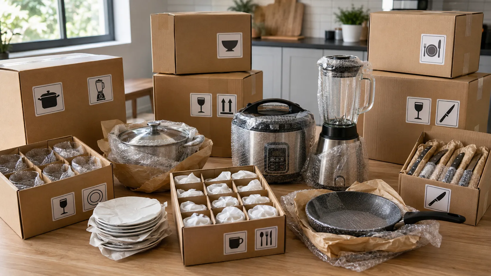 Cara Packing Peralatan Dapur