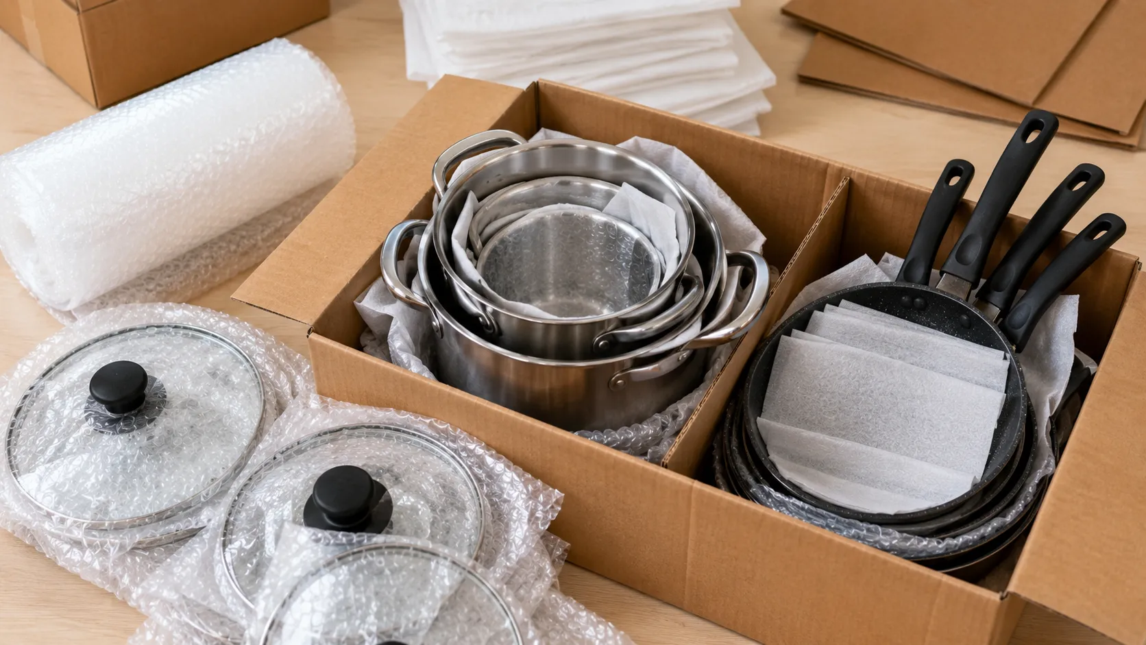 Cara Packing Peralatan Dapur