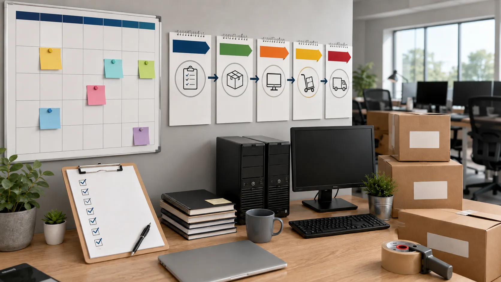 Jadwal Pindahan Untuk Kantor