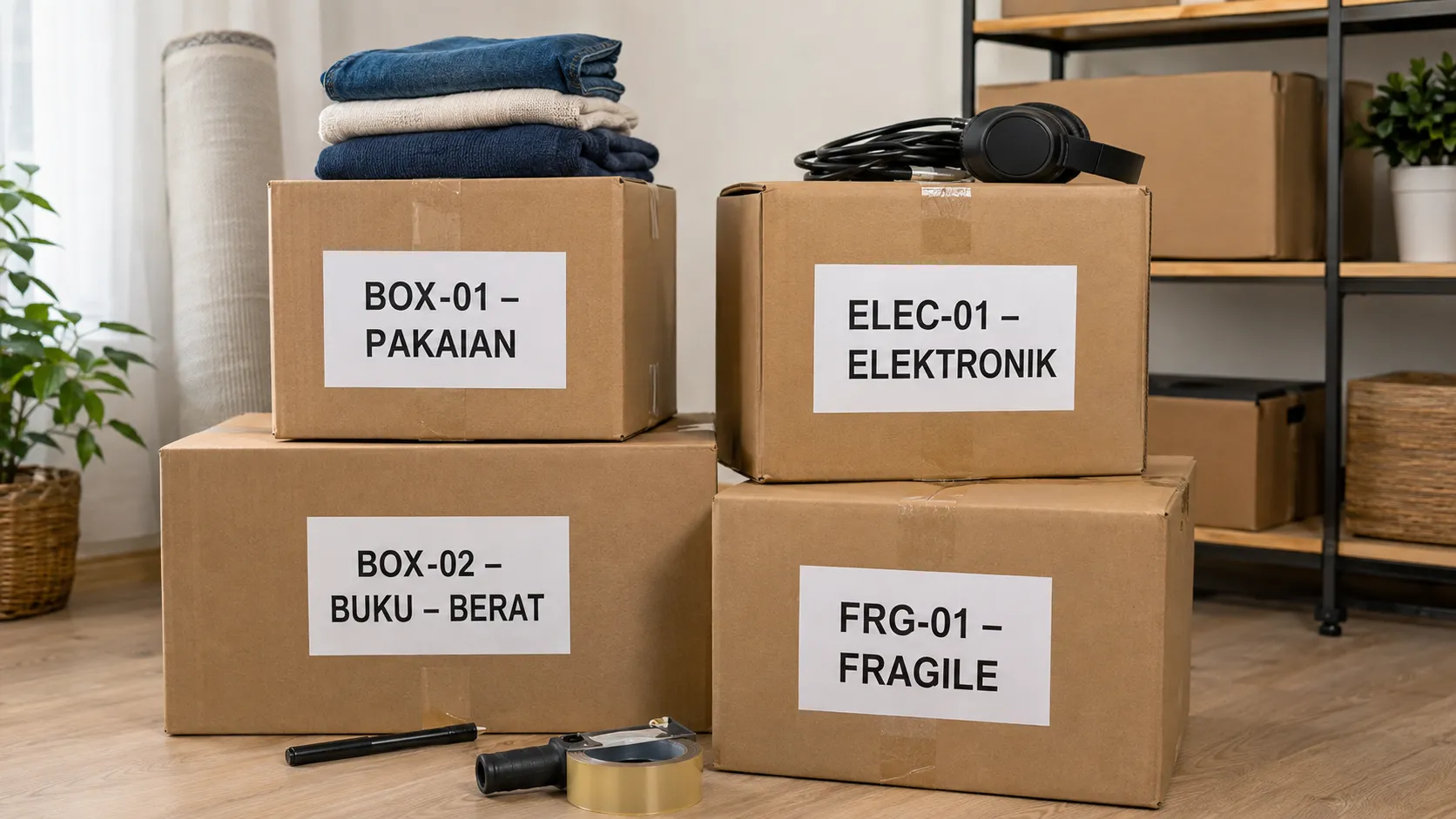 Persiapan Untuk Pindahan Mendadak