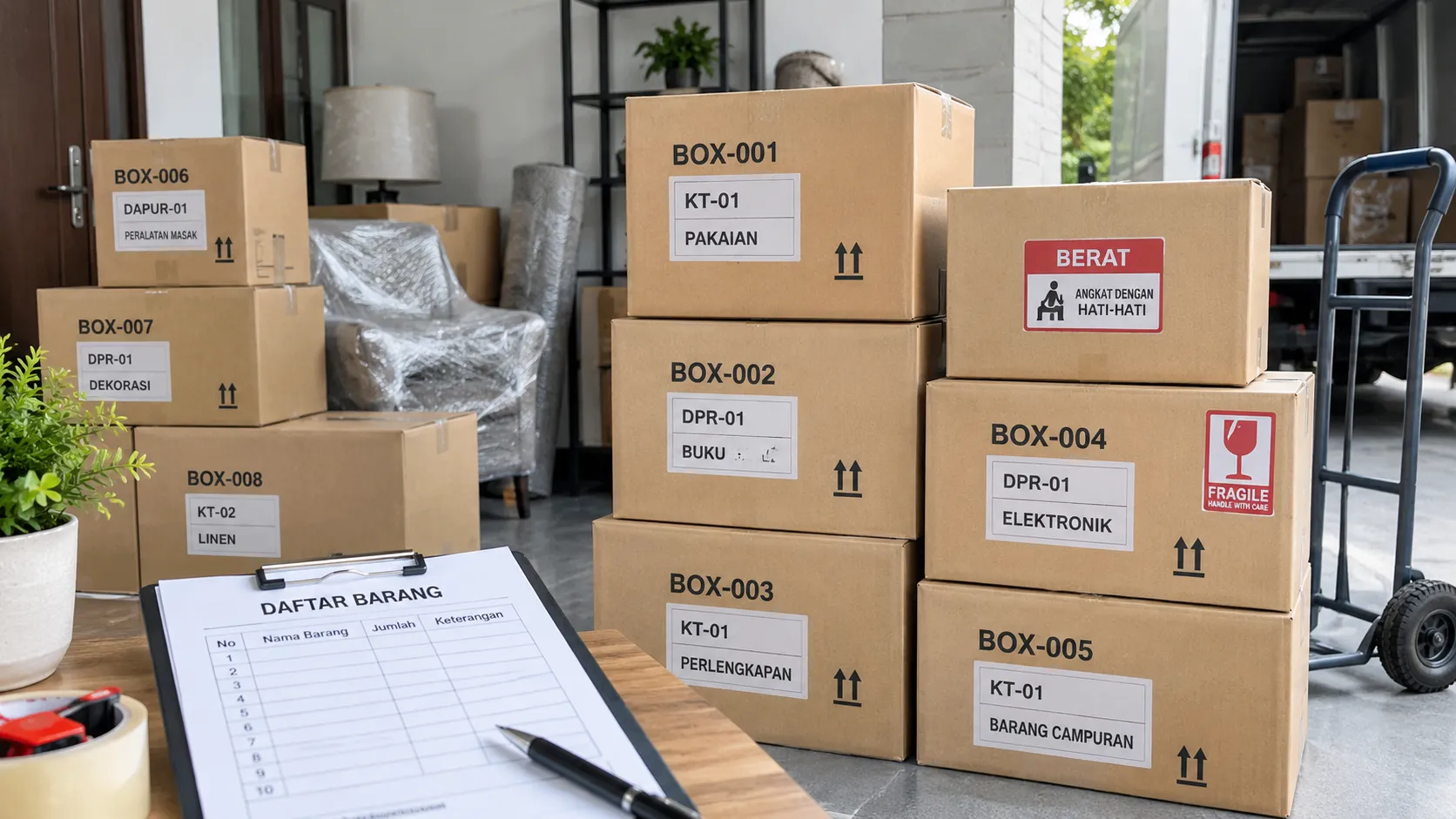 Tips Menjaga Barang Pindahan