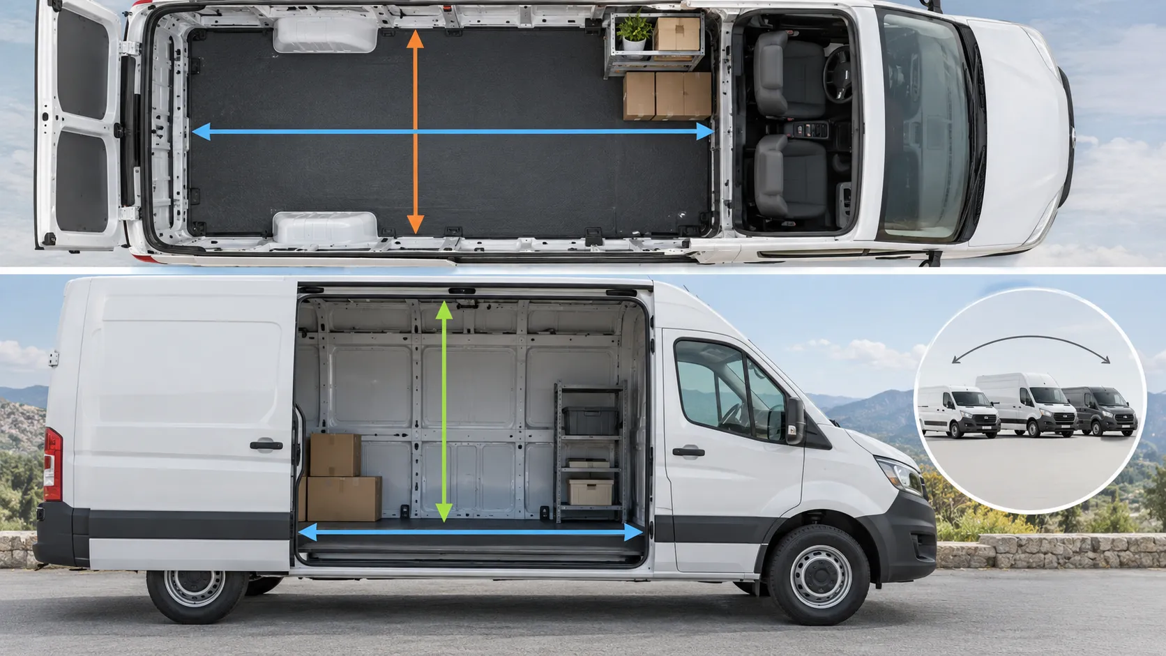 Ukuran Ruang Mobil Blindvan